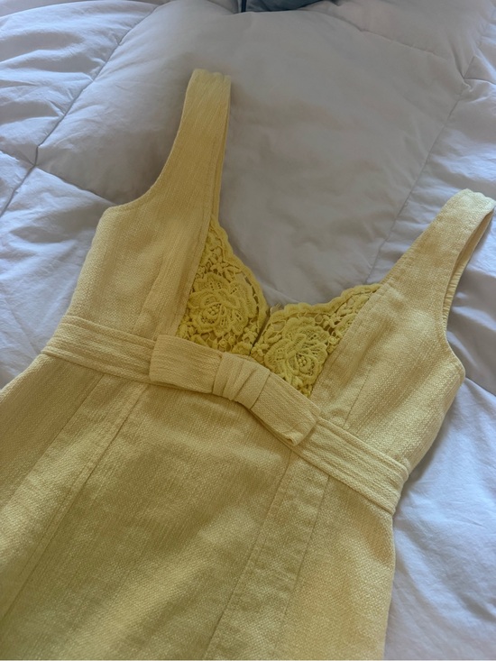 Nanette Lepore Dresses & Skirts - Nanette Lepore Sunny Yellow Midi Dress